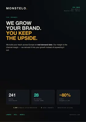 Brand management flyer cover.